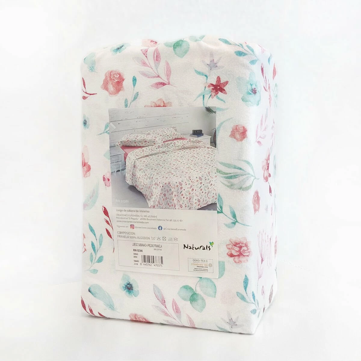 Juego De Sábanas Naturals RIN (Cama De 90) 5 Juego De Sábanas Naturals RIN (Cama De 90) - Imagen 3