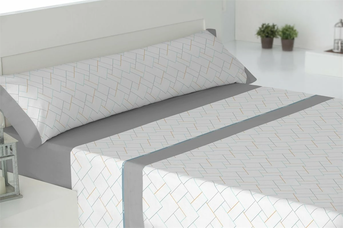 Juego De Sábanas 3 Piezas Cama 90cm Pull Gris Donegal Collections 3 Juego De Sábanas 3 Piezas Cama 90cm Pull Gris Donegal Collections