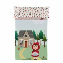 Red Riding Hood Juego De Sábana Cama 80/90 (160x270 Cm) Multicolor -Forros De Cama Ventas 2024 f2bb00ef1858ddd9b7bf9788d05e81dae556f7b4 bc1bed32b6584102b383e4f5d68e5b57