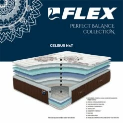 Colchón CELSIUS NxT X9 FLEX® De Muelle Continuo Multielástic® + Viscoelástica Con Gel 90X190 -Forros De Cama Ventas 2024 f3c30ec291da7032eec66149c6f4c0c833965078 Celsius 12