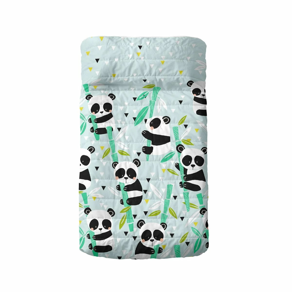 Panda Garden Blue Colcha Cuna (100x130 Cm) Azul 6 Panda Garden Blue Colcha Cuna (100x130 Cm) Azul - Imagen 4
