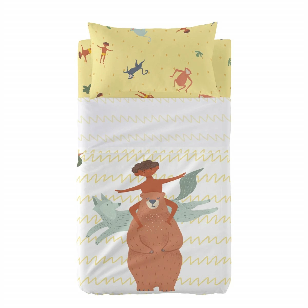 Jungle Life Juego De Sábana Cuna (100x130 Cm) Multicolor 8 Jungle Life Juego De Sábana Cuna (100x130 Cm) Multicolor - Imagen 6