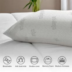 Almohada Viscoelástica Doble Funda Antiácaros 70x35cm Pikolin Home -Forros De Cama Ventas 2024 fe17b5d1da772dd0614ff587d41e3b849ddb1a82 ff97844abd5440f59ac3933ffe06cd8a